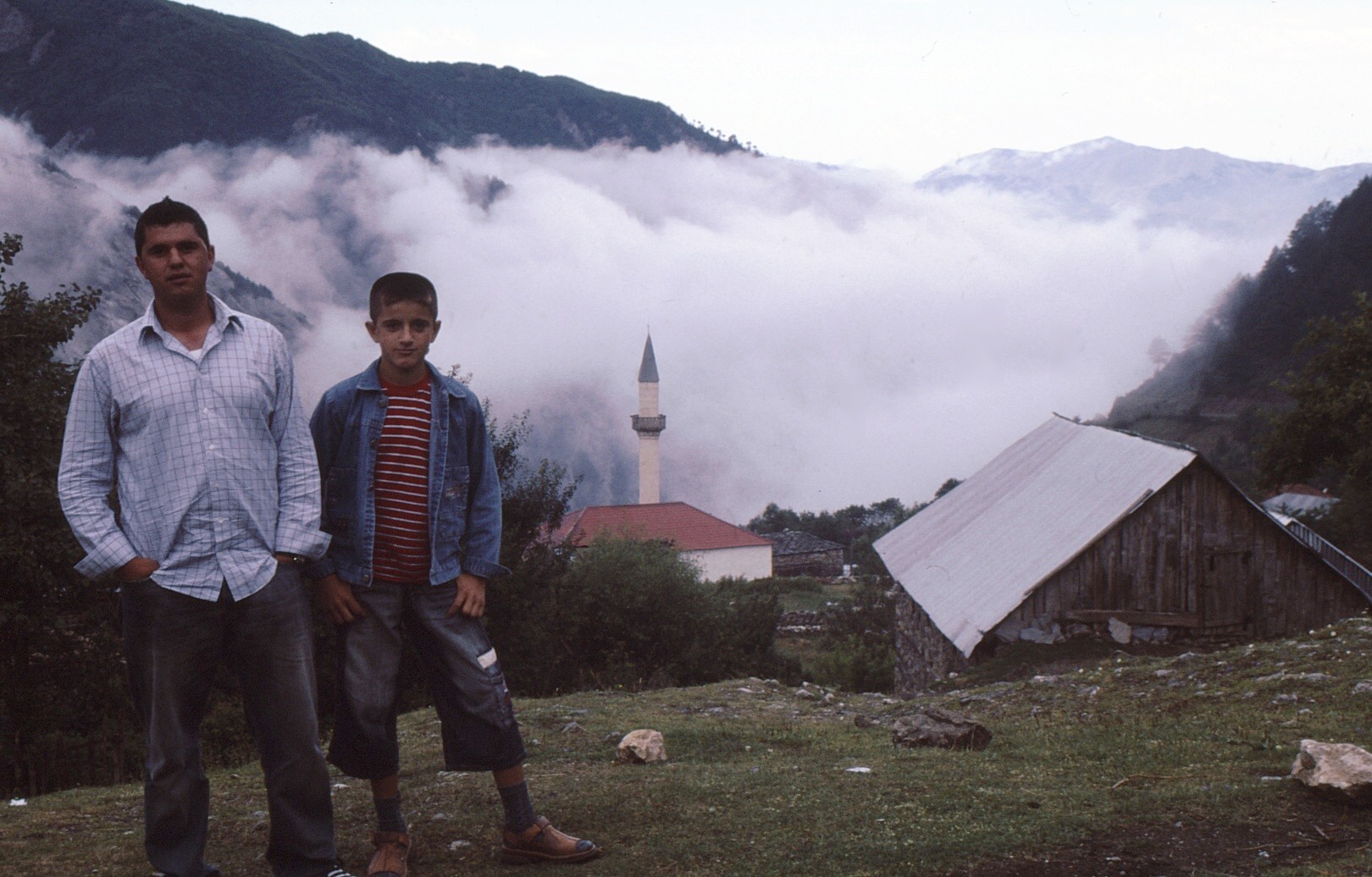 Radomira_dva kluci + minaret